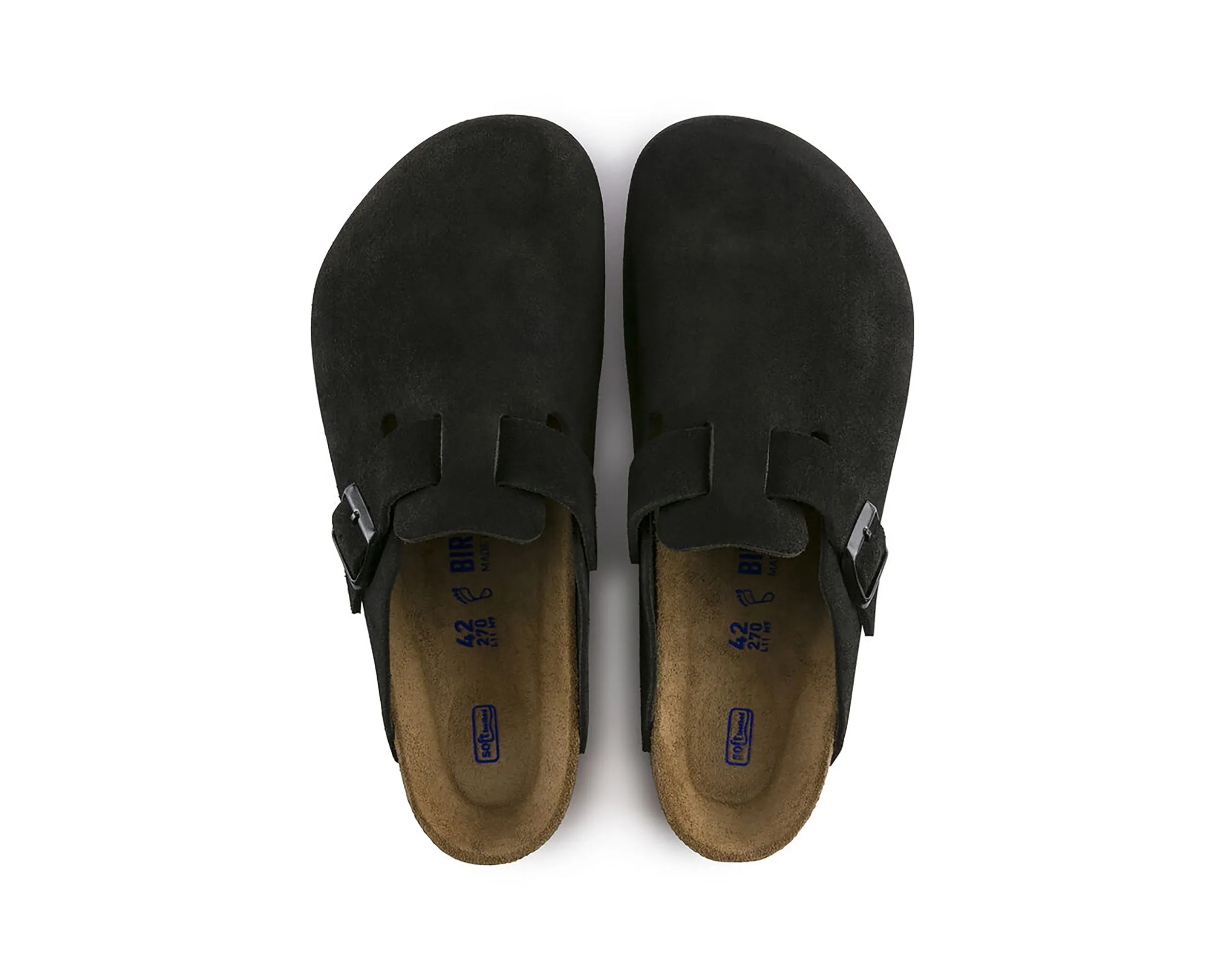 Unisex Boston Soft Footbed Suede Leather (Wide)