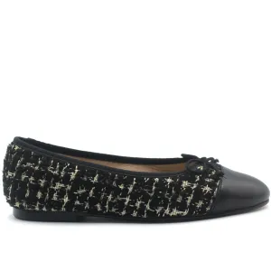 Valencia Tweed Cap Ballet Flat