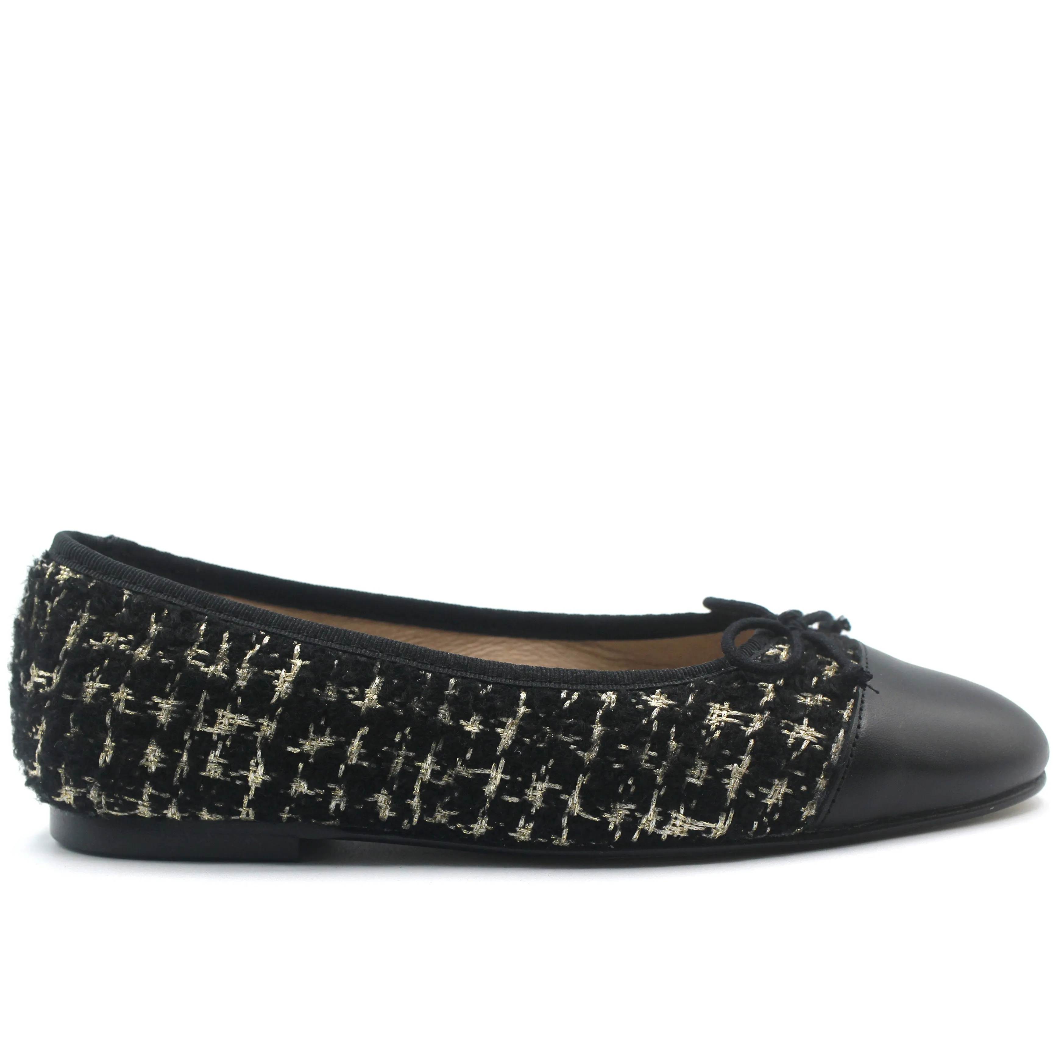 Valencia Tweed Cap Ballet Flat