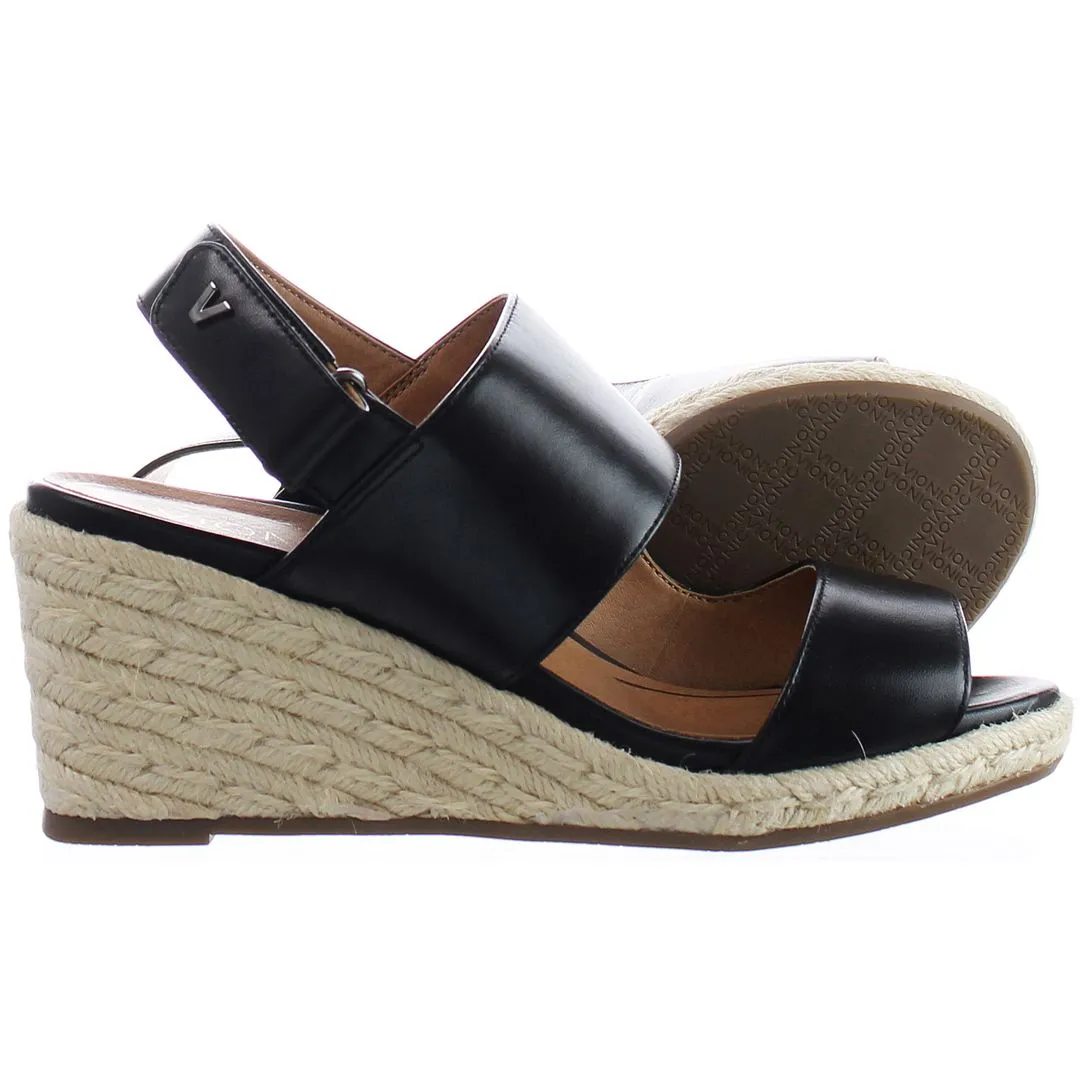 Vionic Brooke Womens Black Wedges