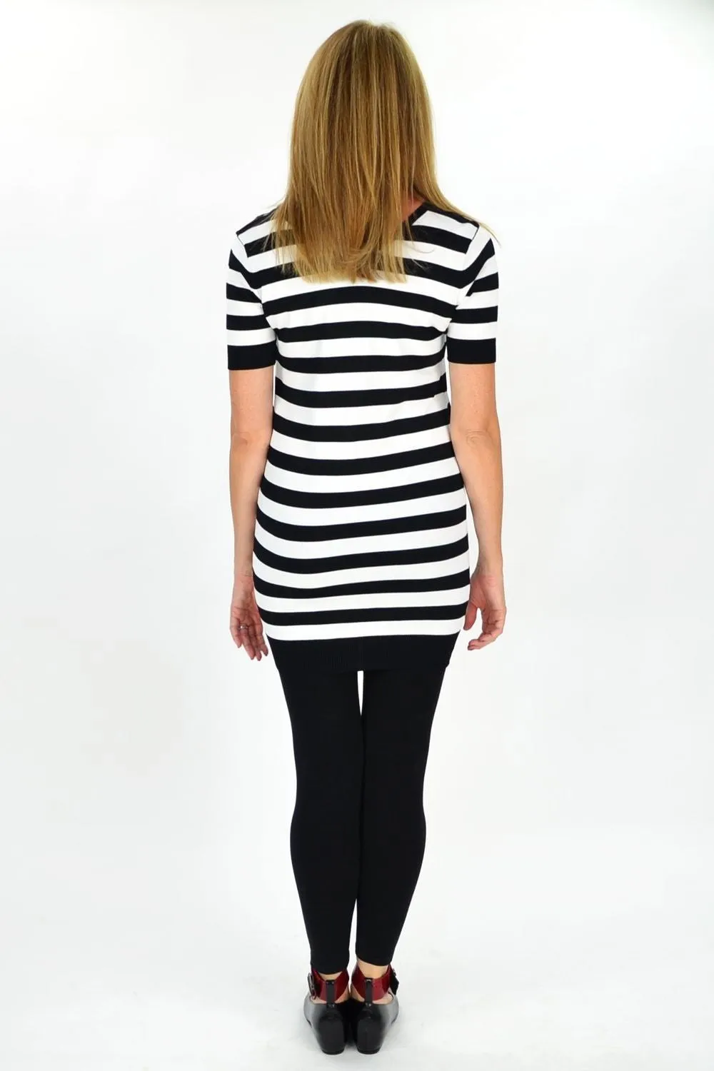 White Stripe Zoe Tunic