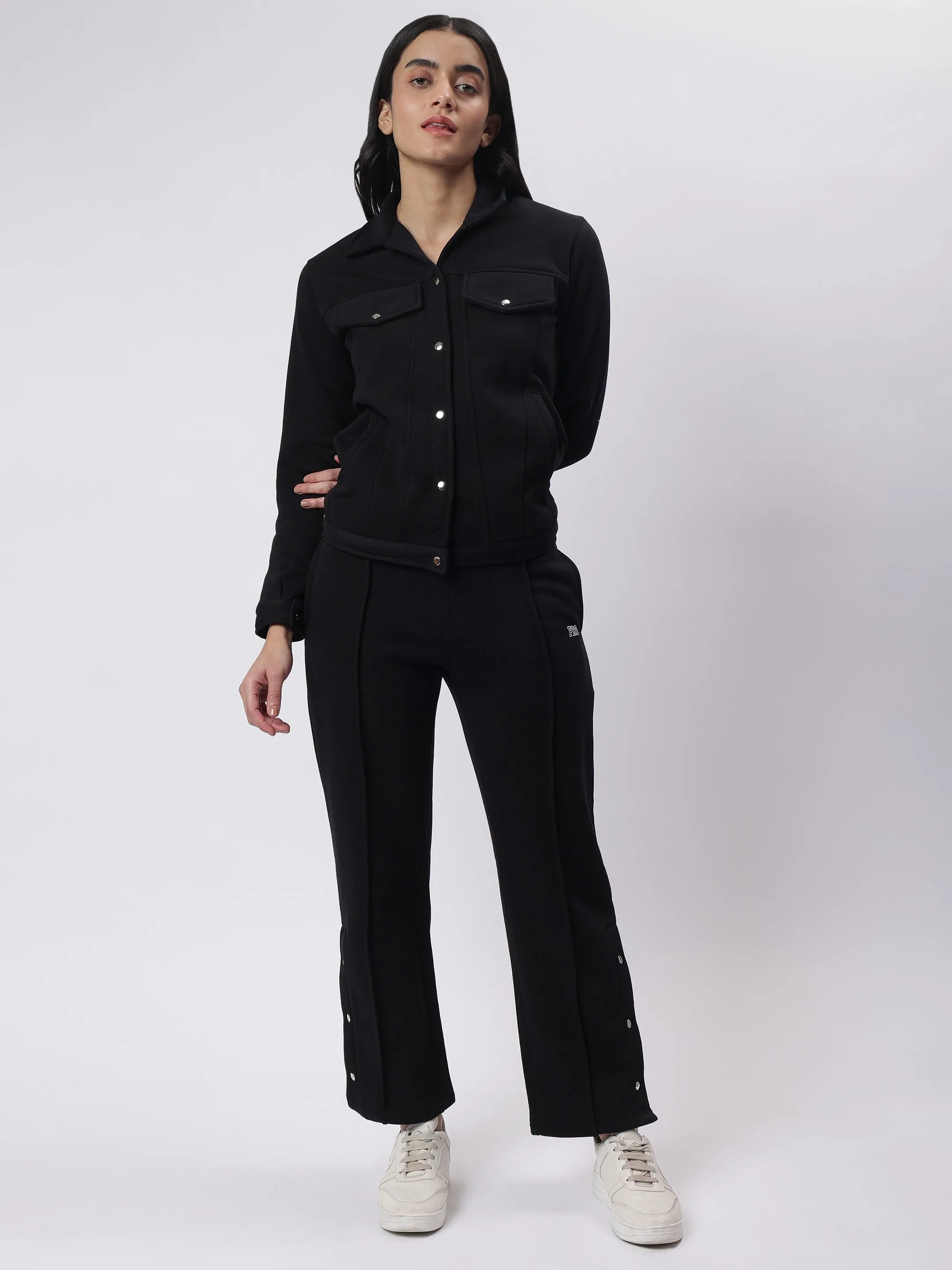Winter Luxe Snap-Button Fleece Co-ord Set