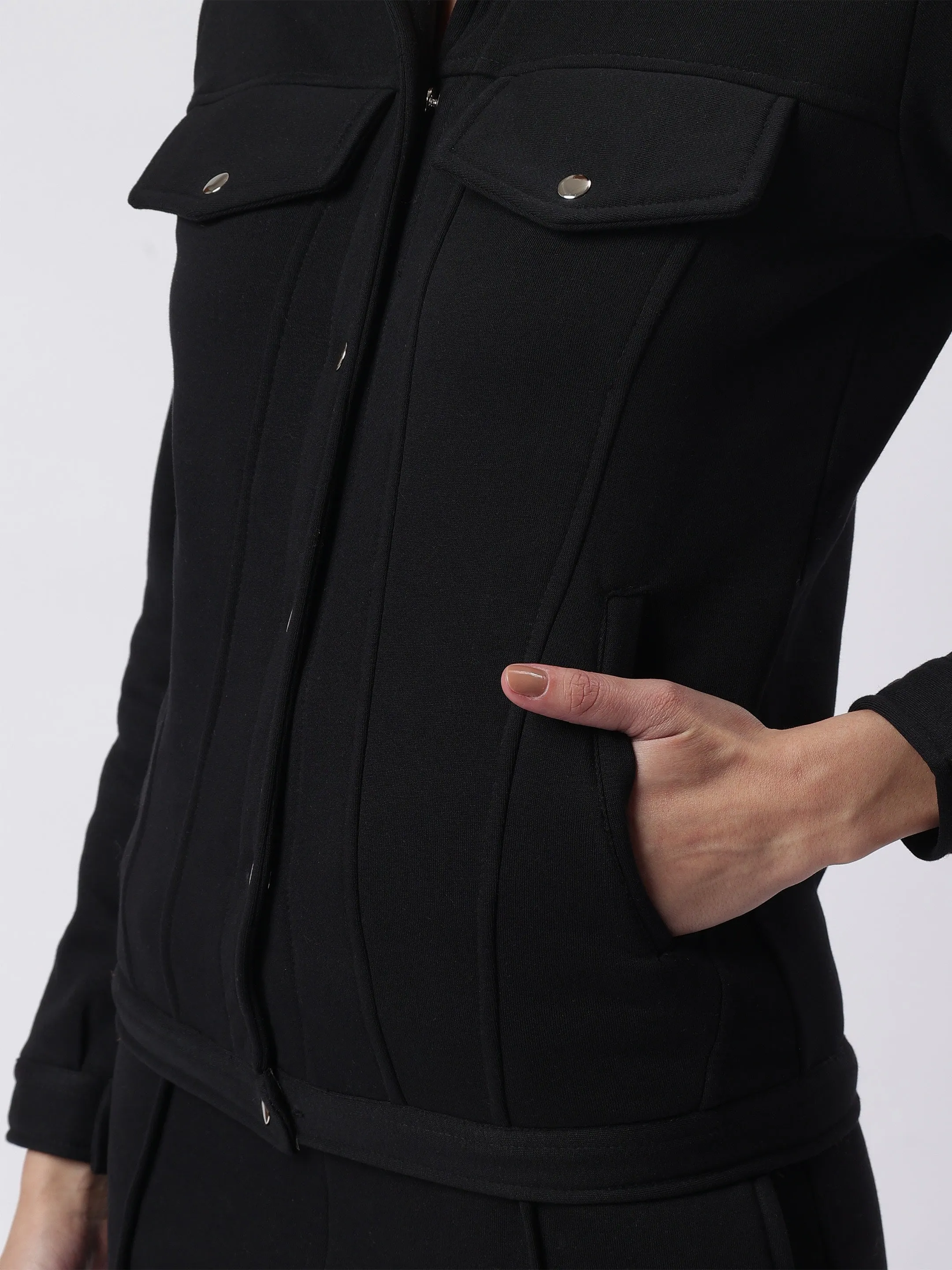 Winter Luxe Snap-Button Fleece Co-ord Set