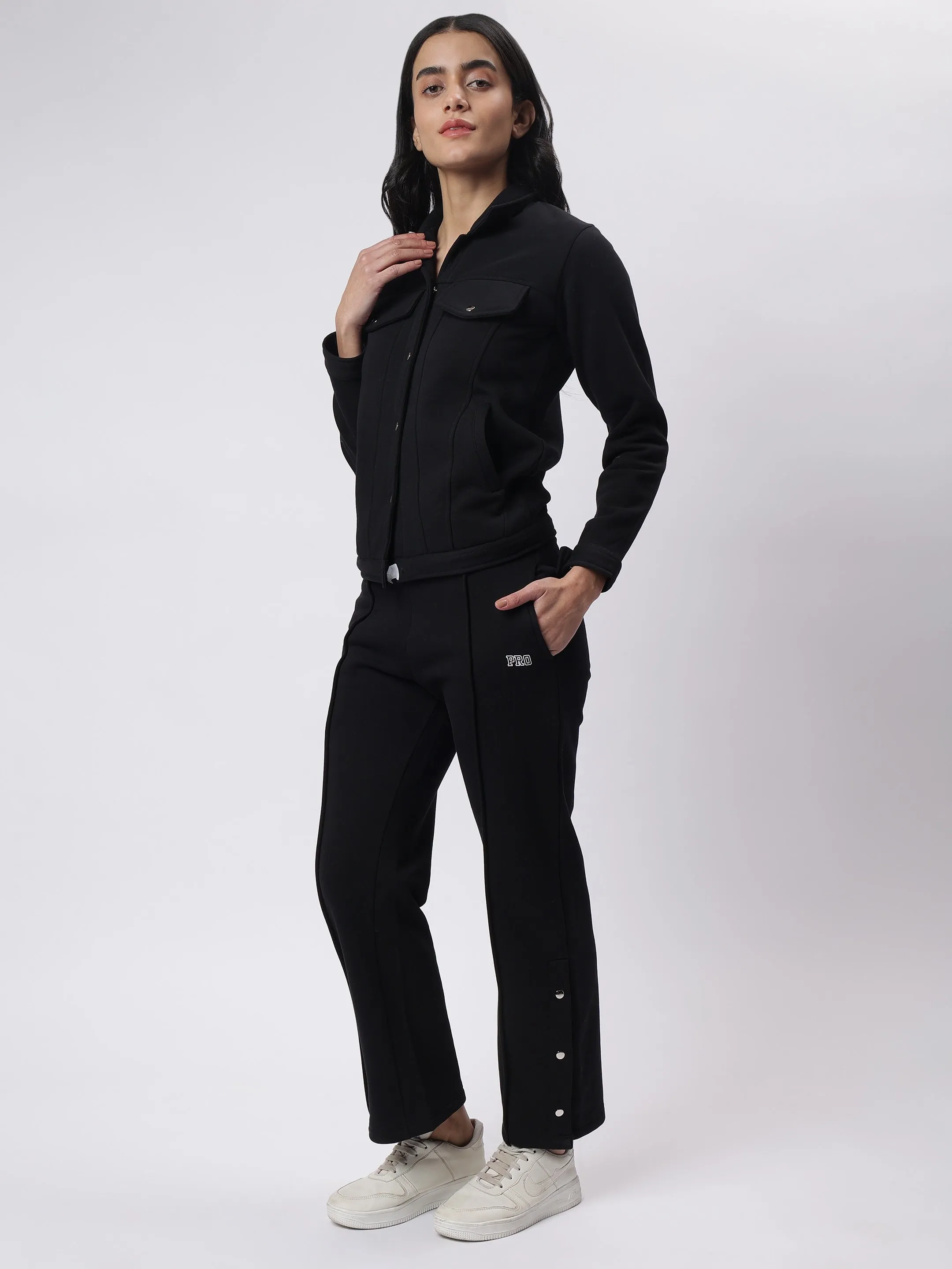 Winter Luxe Snap-Button Fleece Co-ord Set
