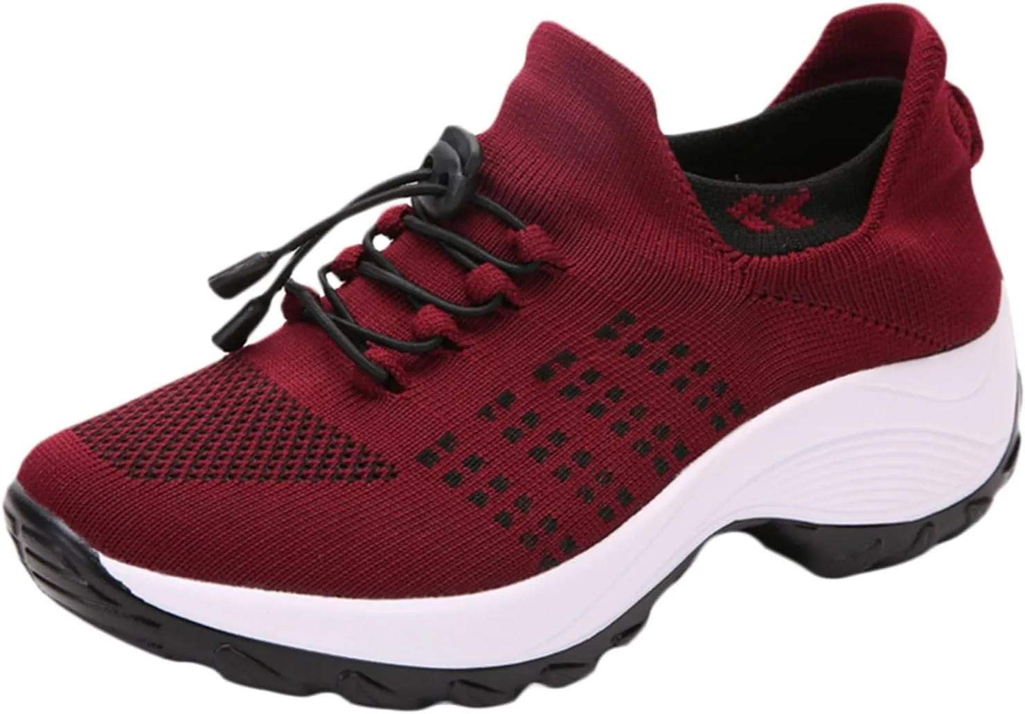 Women Tennis Running Shoes Walking Sneakers Orthopedic Quick Dry Lace Up Low Top Slip On Loafers Ladies Mesh Breathable Comfortable Soft Sole Shoe with Arch Support Footbed