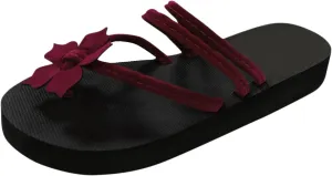 Womens Flat Sandals Summer Beach Comfortable Slides Slip On Open Toe Dressy Leather Memory Foam Vacation Support