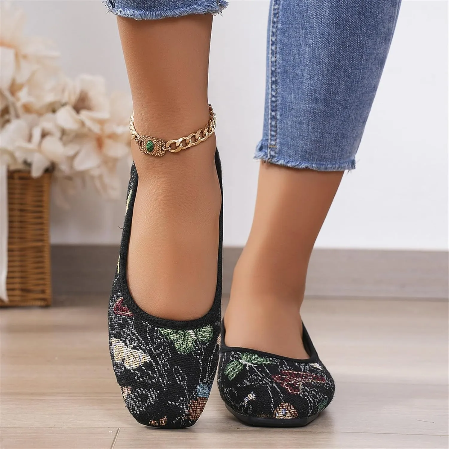 Women's Soft Orthopedic Shoes Breathable Woven Go Walking Slip On Foam Shoes Arch Support Hands Vegan Casual Shoes Men