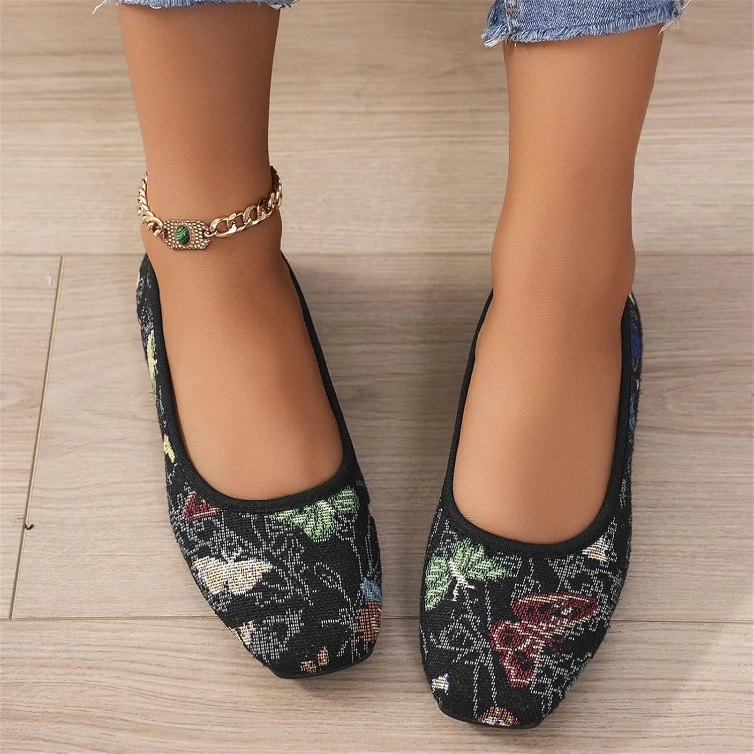 Women's Soft Orthopedic Shoes Breathable Woven Go Walking Slip On Foam Shoes Arch Support Hands Vegan Casual Shoes Men