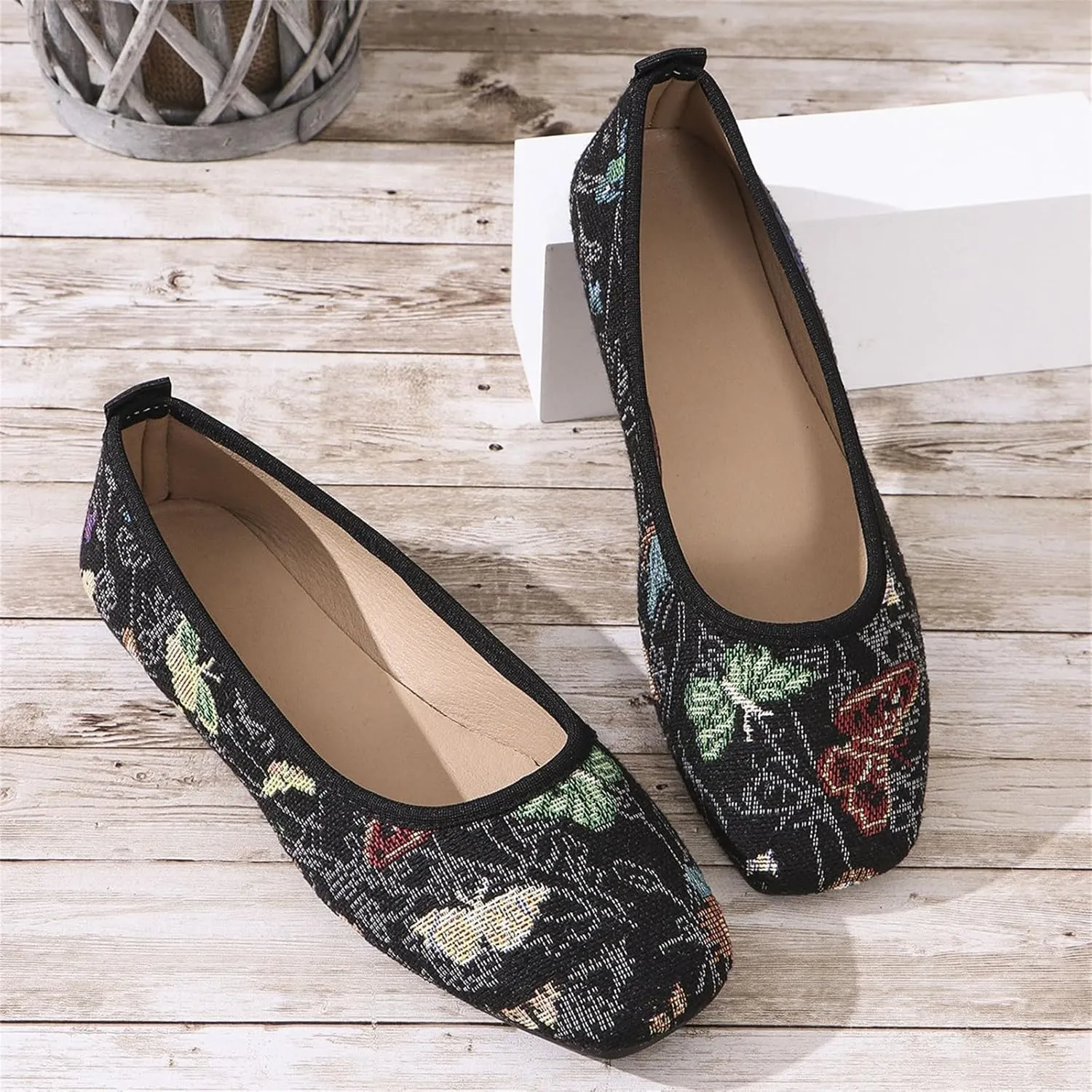 Women's Soft Orthopedic Shoes Breathable Woven Go Walking Slip On Foam Shoes Arch Support Hands Vegan Casual Shoes Men